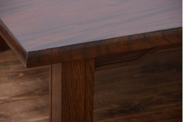 中古　民芸家具　総欅材の高級座卓(センターテーブル)