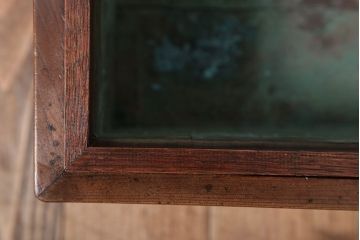 アンティーク雑貨　古民具・骨董　総欅材の古い角火鉢