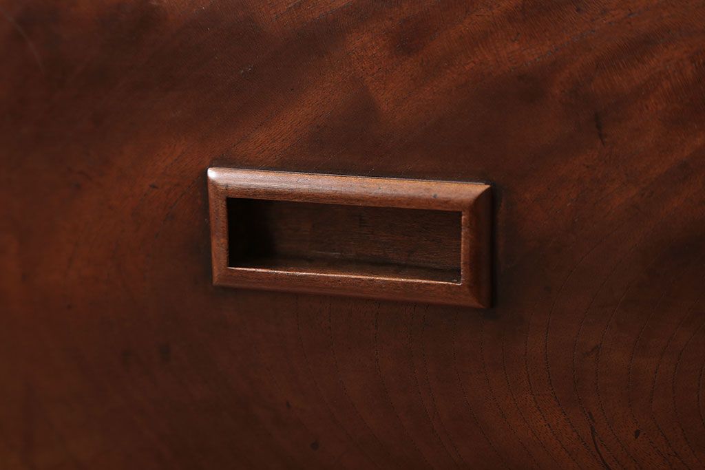 アンティーク雑貨　古民具・骨董　総欅材の古い角火鉢