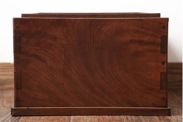 アンティーク雑貨　古民具・骨董　総欅材の古い角火鉢