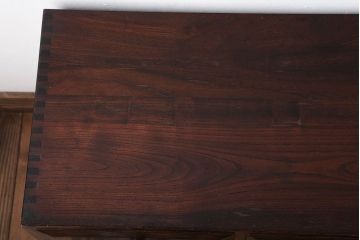 中古　九州民芸家具　高級品!三方欅材の小引き出し