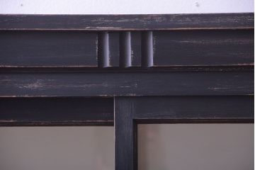 アンティーク家具　アンティークペイント　おしゃれで大きな重ね収納棚