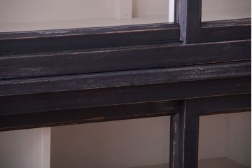 アンティーク家具　アンティークペイント　おしゃれで大きな重ね収納棚