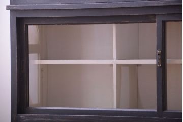 アンティーク家具　アンティークペイント　おしゃれで大きな重ね収納棚
