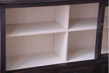 アンティーク家具　アンティークペイント　おしゃれで大きな重ね収納棚