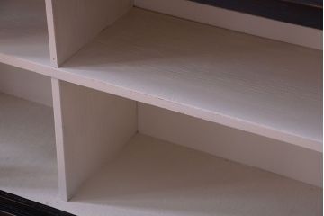 アンティーク家具　アンティークペイント　おしゃれで大きな重ね収納棚