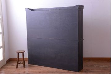 アンティーク家具　アンティークペイント　おしゃれで大きな重ね収納棚