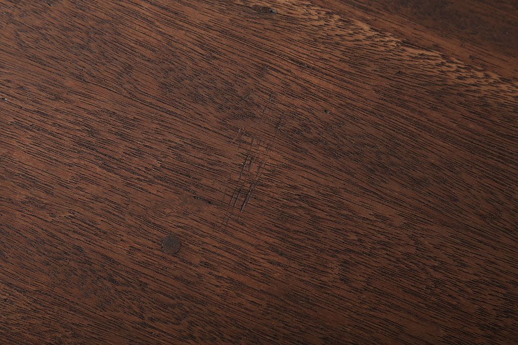 レトロ家具　和製アンティーク　古い学校のレトロな横長テーブル(作業台)