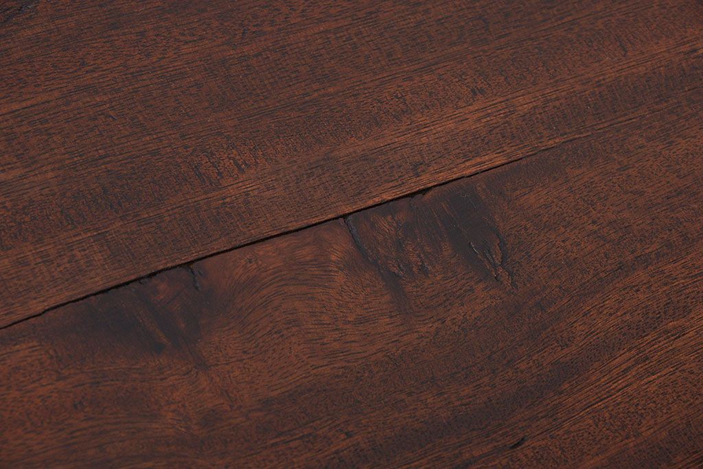 レトロ家具　和製アンティーク　古い学校のレトロな横長テーブル(作業台)(2)