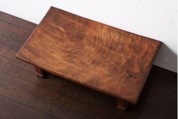 アンティーク家具　和製アンティーク　総欅材の小さな花台