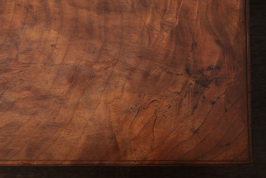 アンティーク家具　和製アンティーク　総欅材の小さな花台