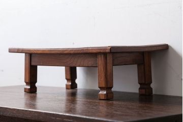 アンティーク家具　和製アンティーク　総欅材の小さな花台