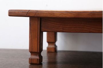 アンティーク家具　和製アンティーク　総欅材の小さな花台