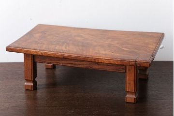 アンティーク家具　和製アンティーク　総欅材の小さな花台