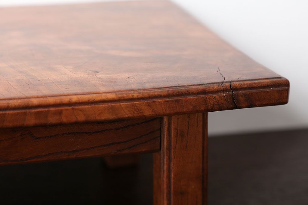 アンティーク家具　和製アンティーク　総欅材の小さな花台