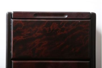 中古　北海道民芸家具　化粧箱(コスメケース)