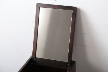 中古　北海道民芸家具　化粧箱(コスメケース)