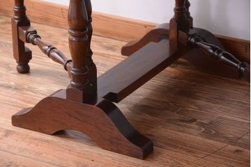 中古　九州民芸家具　上品なバタフライテーブル