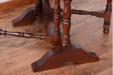中古　九州民芸家具　上品なバタフライテーブル