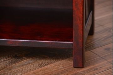 中古　九州民芸家具　モダンなディスプレイラック(飾り棚)