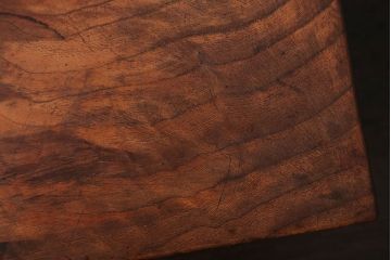 アンティーク雑貨　和製アンティーク　小さな総欅材の花台