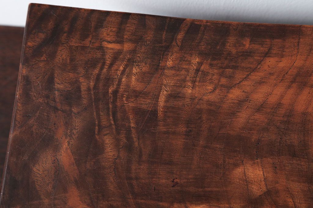 アンティーク雑貨　和製アンティーク　小さな総欅材の花台