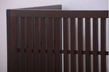 古民具・骨董　四つ折り式アンティーク帳場格子