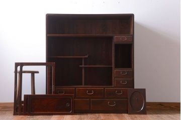 アンティーク家具　古民具・骨董　上質な作りのアンティーク茶箪笥