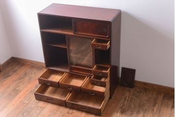 アンティーク家具　古民具・骨董　上質な作りのアンティーク茶箪笥