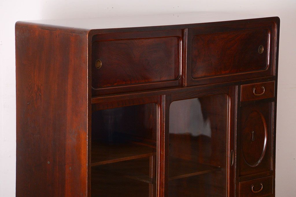 アンティーク家具　古民具・骨董　上質な作りのアンティーク茶箪笥