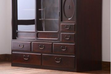 アンティーク家具　古民具・骨董　上質な作りのアンティーク茶箪笥