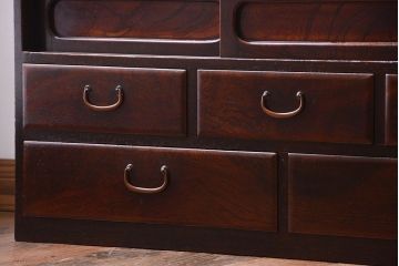 アンティーク家具　古民具・骨董　上質な作りのアンティーク茶箪笥