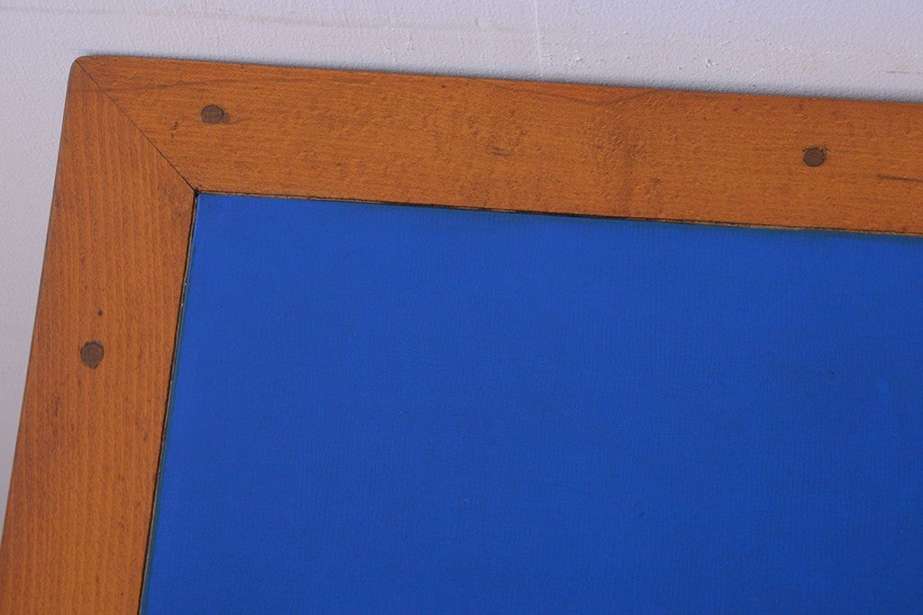 レトロ家具　昭和レトロ　古い木製のアンティーク平机