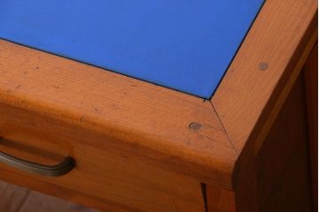 レトロ家具　昭和レトロ　古い木製のアンティーク平机