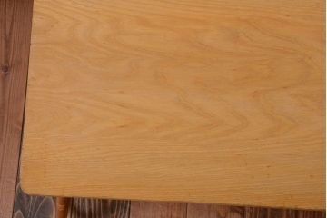 【N様ご成約済み】アンティーク　籐(ラタン)脚のカフェテーブル(サイドテーブル)