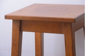 アンティーク雑貨　アンティーク　古いナラ材の高級花台(飾り台)