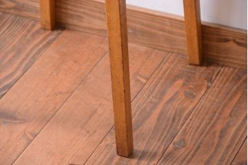 アンティーク雑貨　アンティーク　古いナラ材の高級花台(飾り台)