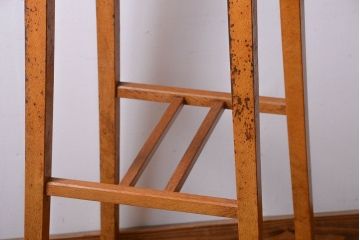 アンティーク雑貨　アンティーク　古いナラ材の高級花台(飾り台)