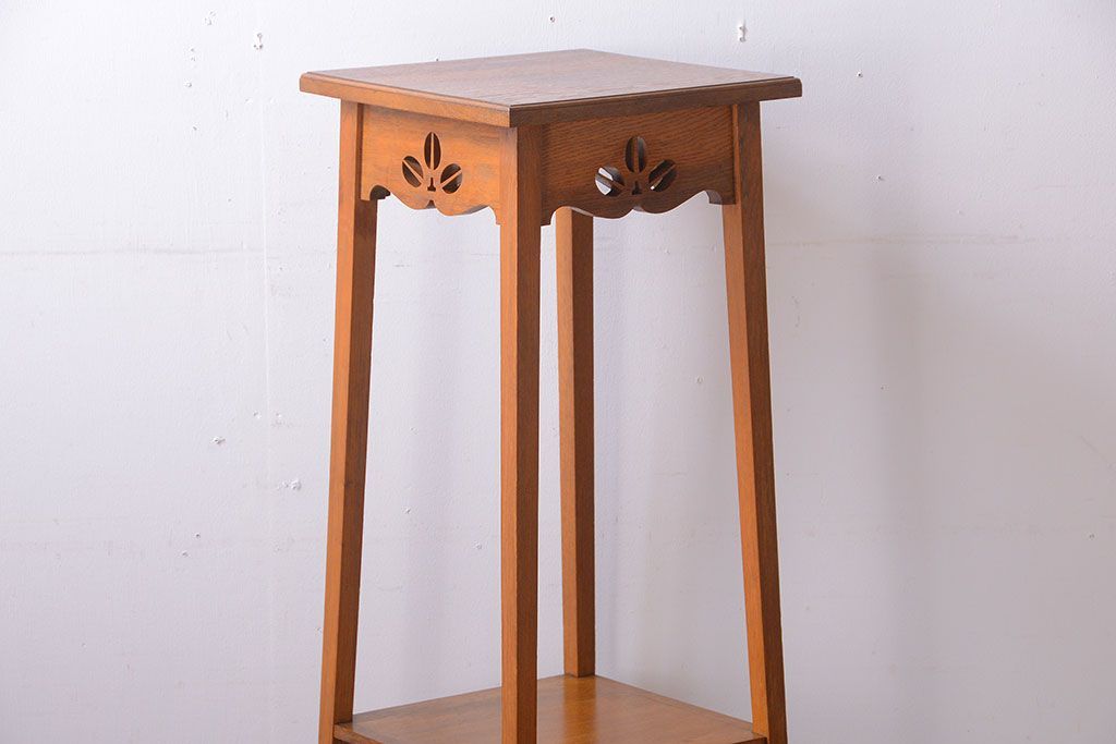 アンティーク　木製サイドテーブル　昭和レトロ　古家具　古道具　レトロ　古家具 和箪笥 サイドテーブル アンティーク おしゃれ 昭和レトロ 木製 玄関