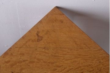 アンティーク家具　アンティーク　古い木のコーナーディスプレイラック