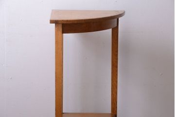 アンティーク家具　アンティーク　古い木のコーナーディスプレイラック