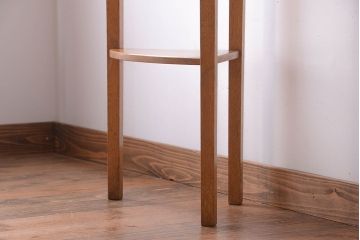 アンティーク家具　アンティーク　古い木のコーナーディスプレイラック