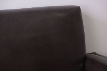 レトロ家具　昭和レトロ 落ち着いた和製アンティークの3人掛けソファ