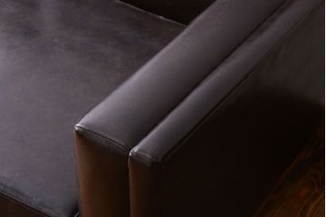 レトロ家具　昭和レトロ 落ち着いた和製アンティークの3人掛けソファ