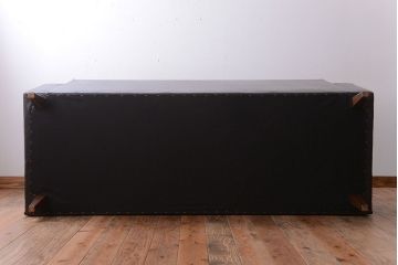 レトロ家具　昭和レトロ 落ち着いた和製アンティークの3人掛けソファ