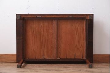 アンティーク家具　古民具・骨董　高級品!古いナラ材のアンティーク平机
