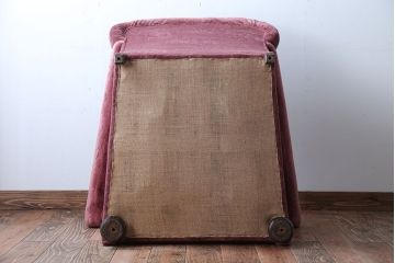 アンティーク家具　イギリスアンティーク　高級感あふれるシックな1人掛けソファ(1)