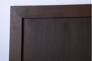 中古　民芸家具　彫刻が魅力的な上質の衝立て(パーテーション)