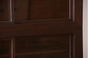 アンティーク家具　和製アンティーク　特大サイズ!前面檜材の高級重ね収納戸棚