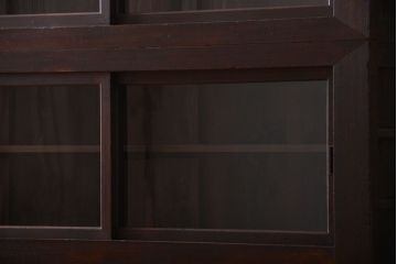 アンティーク家具　和製アンティーク　特大サイズ!前面檜材の高級重ね収納戸棚